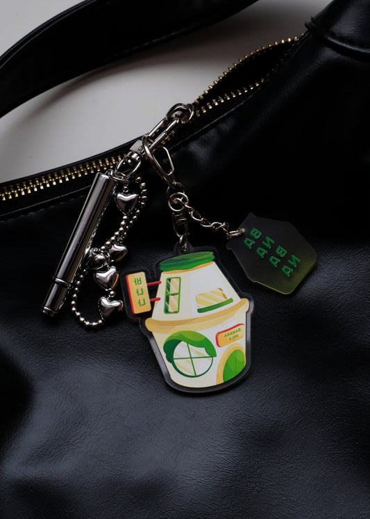 Banana Milk Keychain