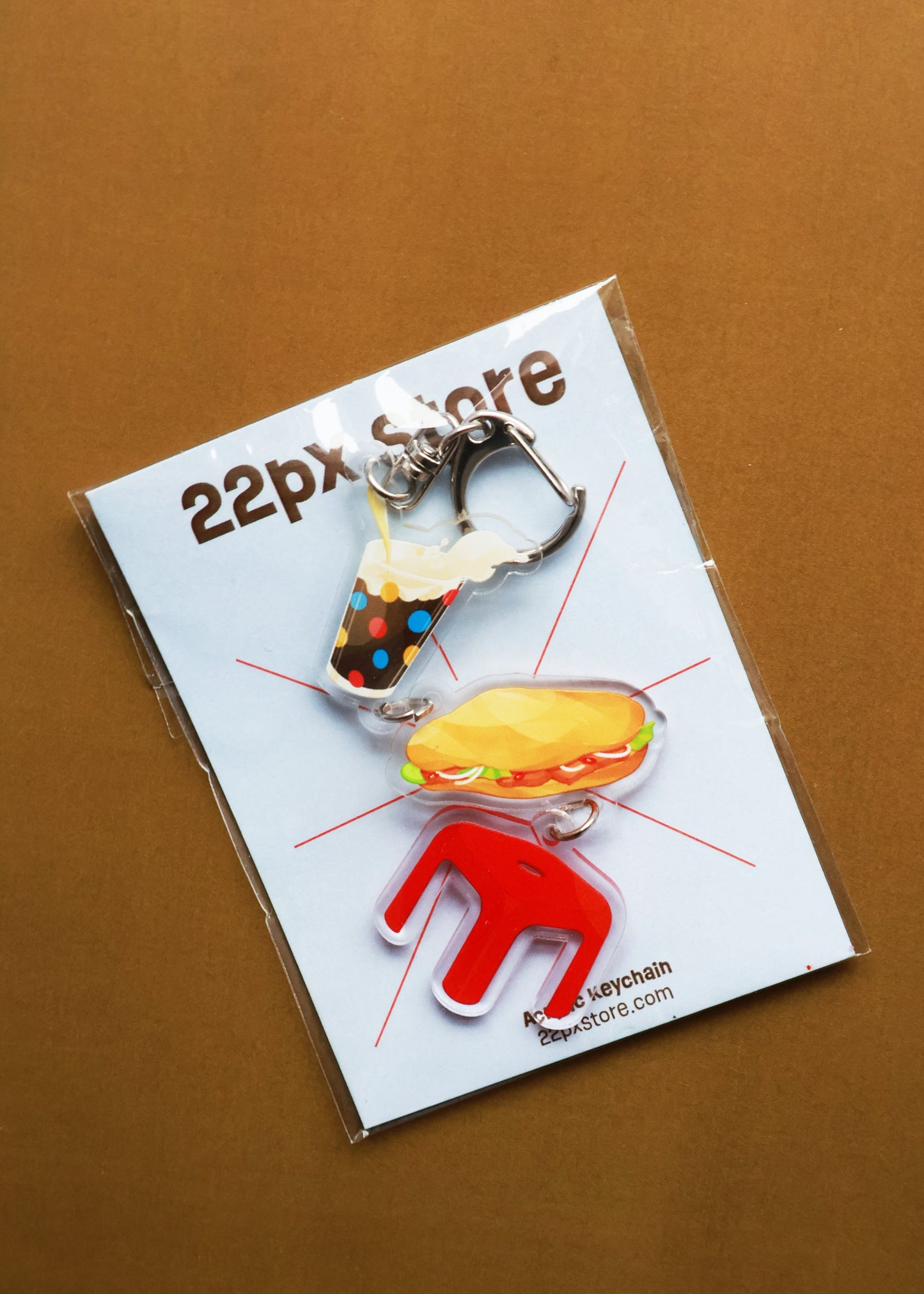 Street Food Keychain