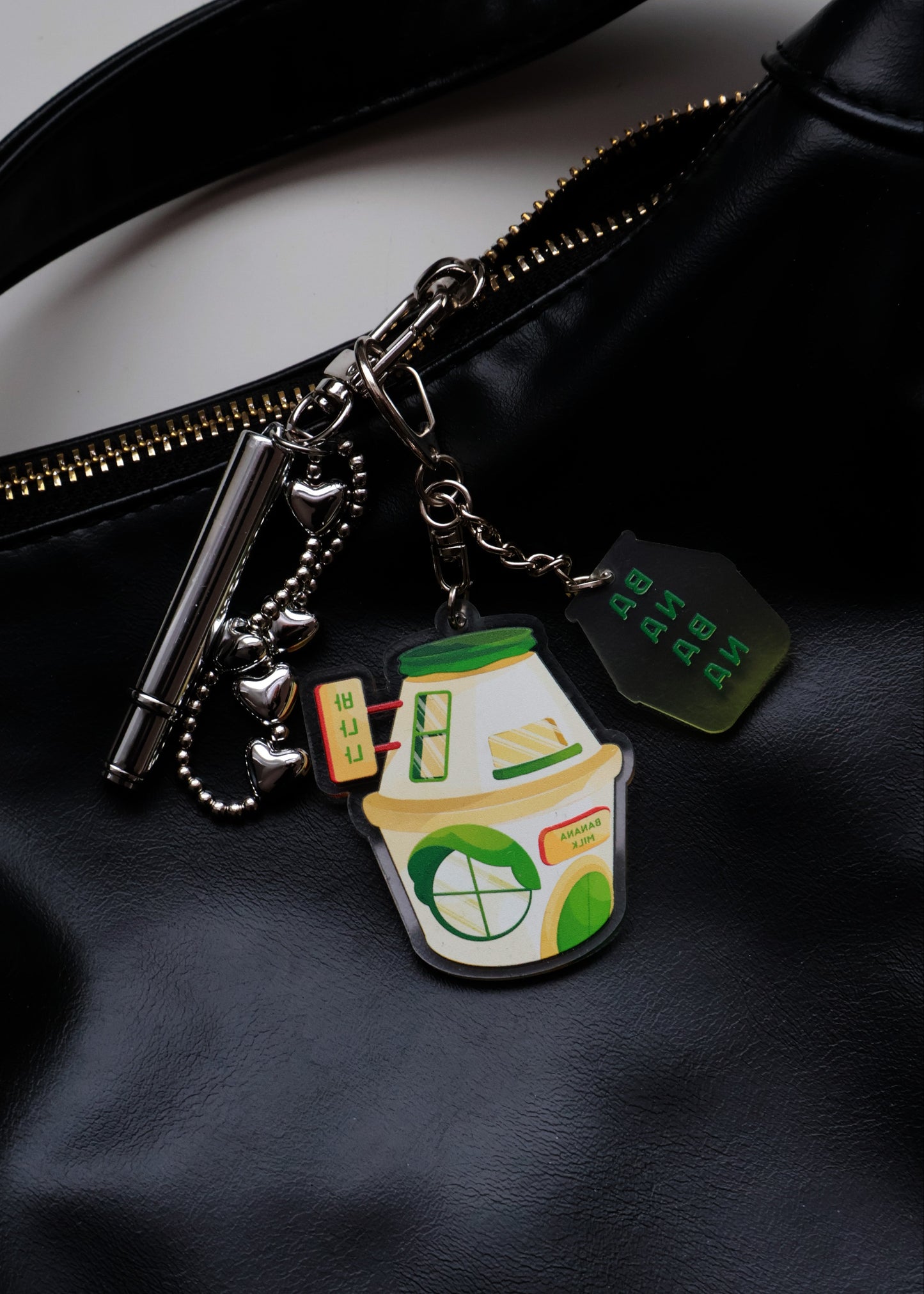 Banana Milk Keychain