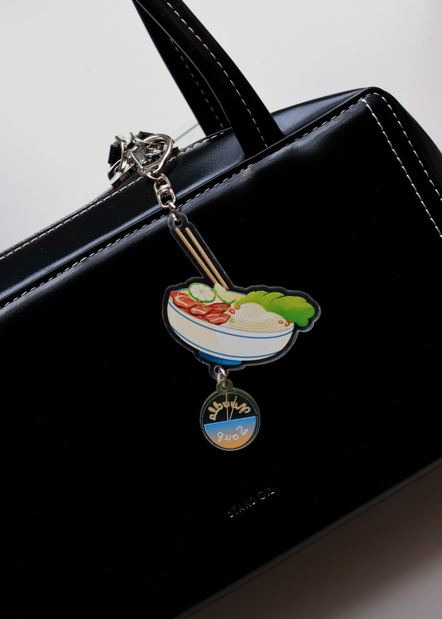 Noodle Soup Keychain