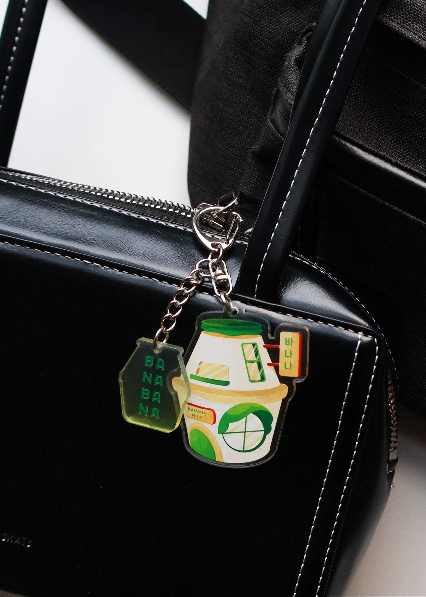 Banana Milk Keychain